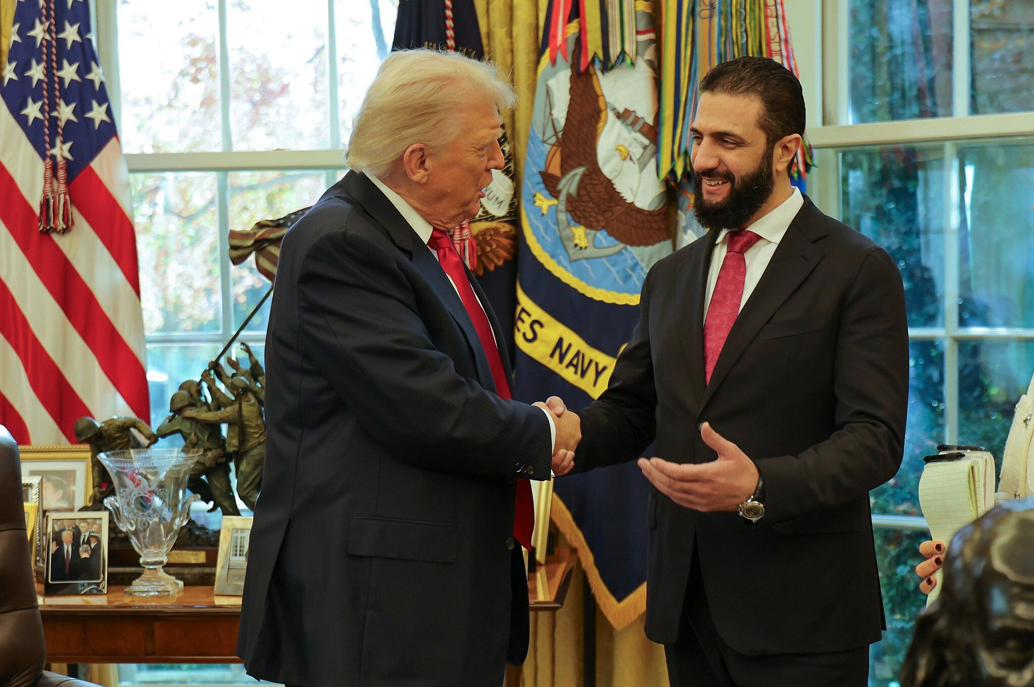 Sharaa says Trump backs demand for Israel to withdraw forces from Syrian territory