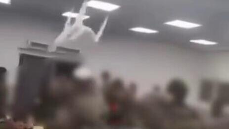 Chairs fly as chaotic brawl erupts in IDF base dining hall