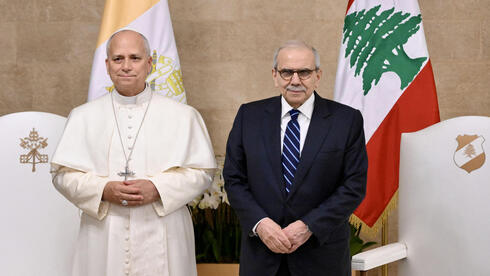 Pope Leo XIV visits Lebanon, drives through Hezbollah bastion as Nasrallah images lin