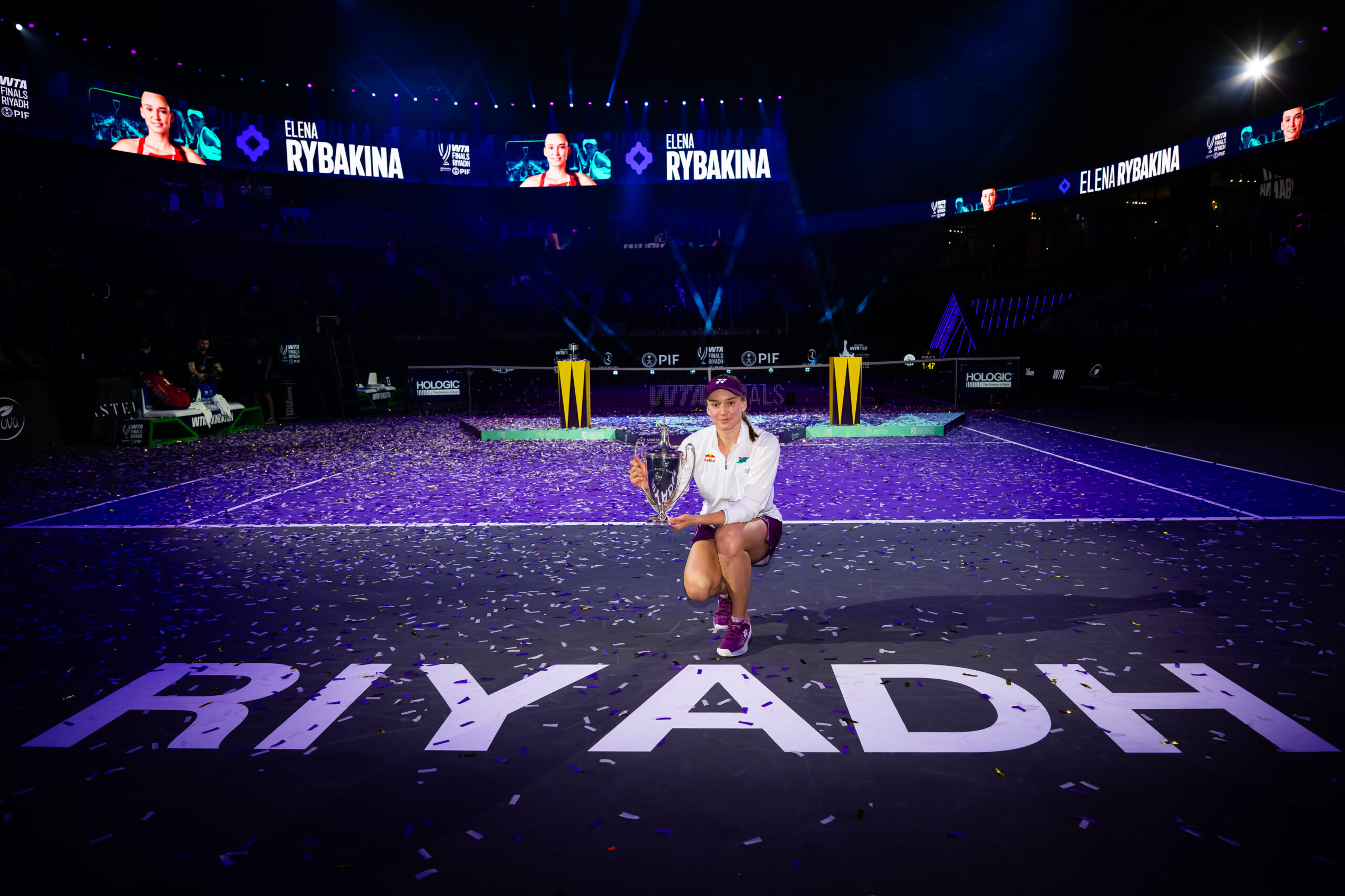 Elena Rybakina wins record women’s sports payout at WTA Finals