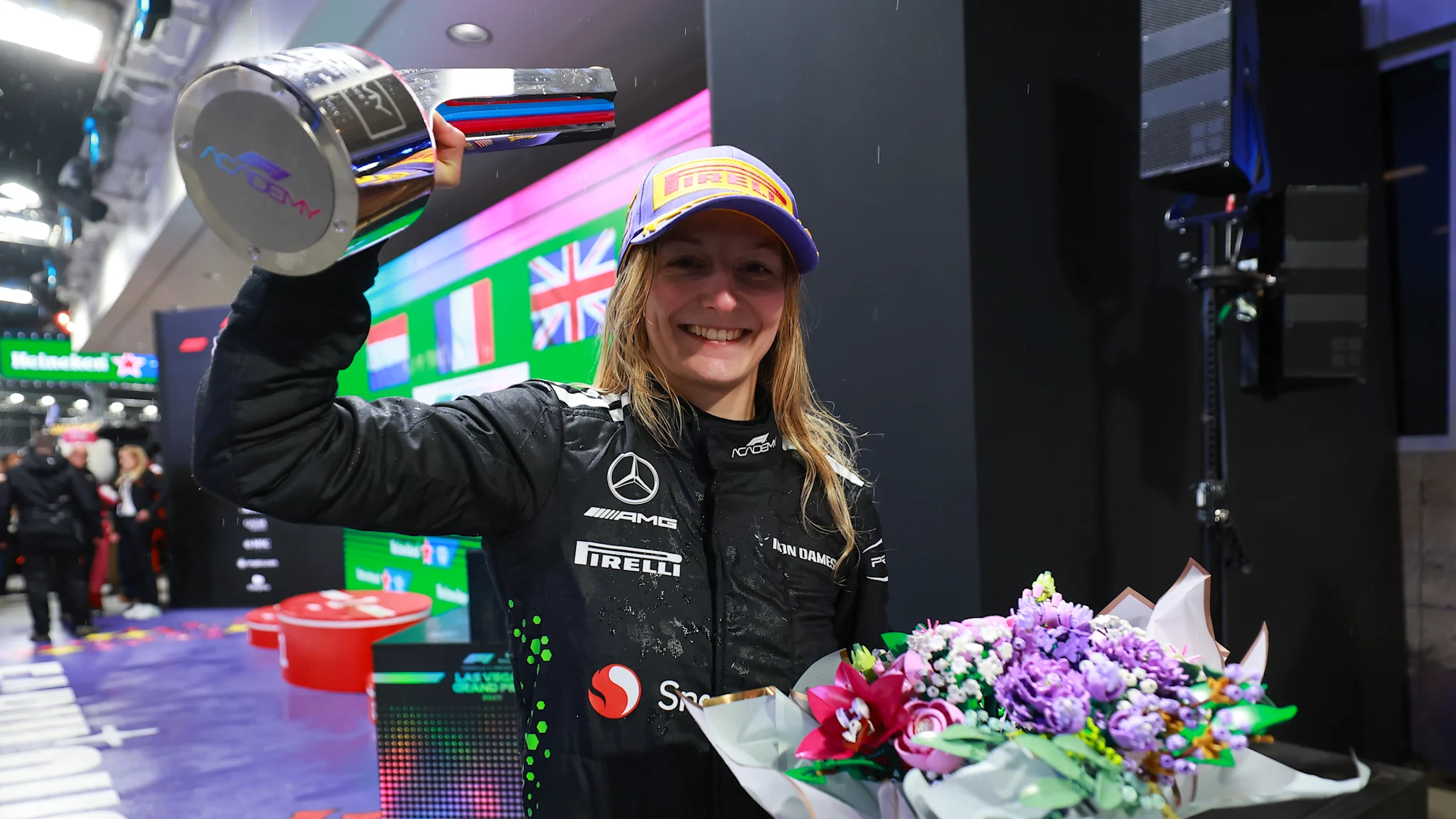 Doriane Pin wins chaotic Race 1 in Las Vegas as title rival Maya Weug crashes out Doriane Pin wins chaotic Race 1 in Las Vegas as title rival Maya Weug crashes out