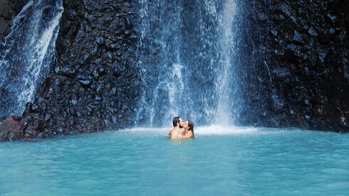 Israeli couple arrested in Thailand after being filmed having sex at popular waterfal