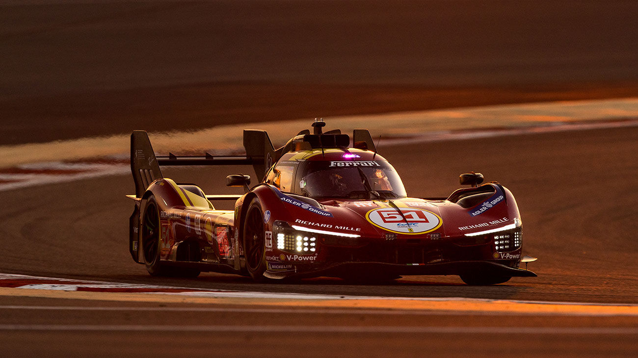 Ferrari on the fourth row in Sakhir