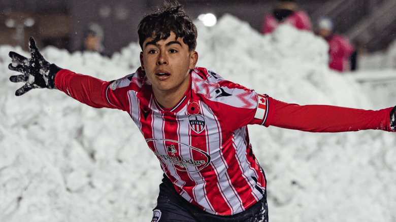 David Rodriguez Reacts to His Bicycle Kick in Wild CPL Final David Rodriguez Reacts to His Bicycle Kick in Wild CPL Final