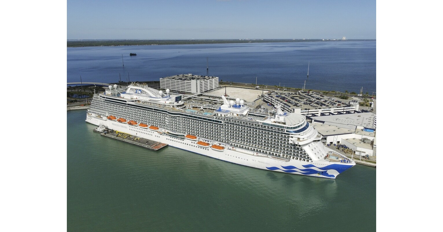 Sky Princess Arrives at Port Canaveral as First Royal-Class Ship to Sail from Central Florida