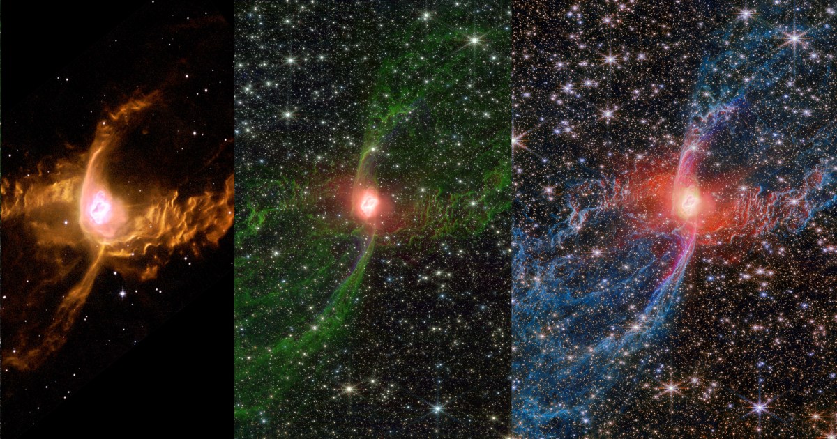 The Red Spider Nebula gets its JWST glow-up The Red Spider Nebula gets its JWST glow-up
