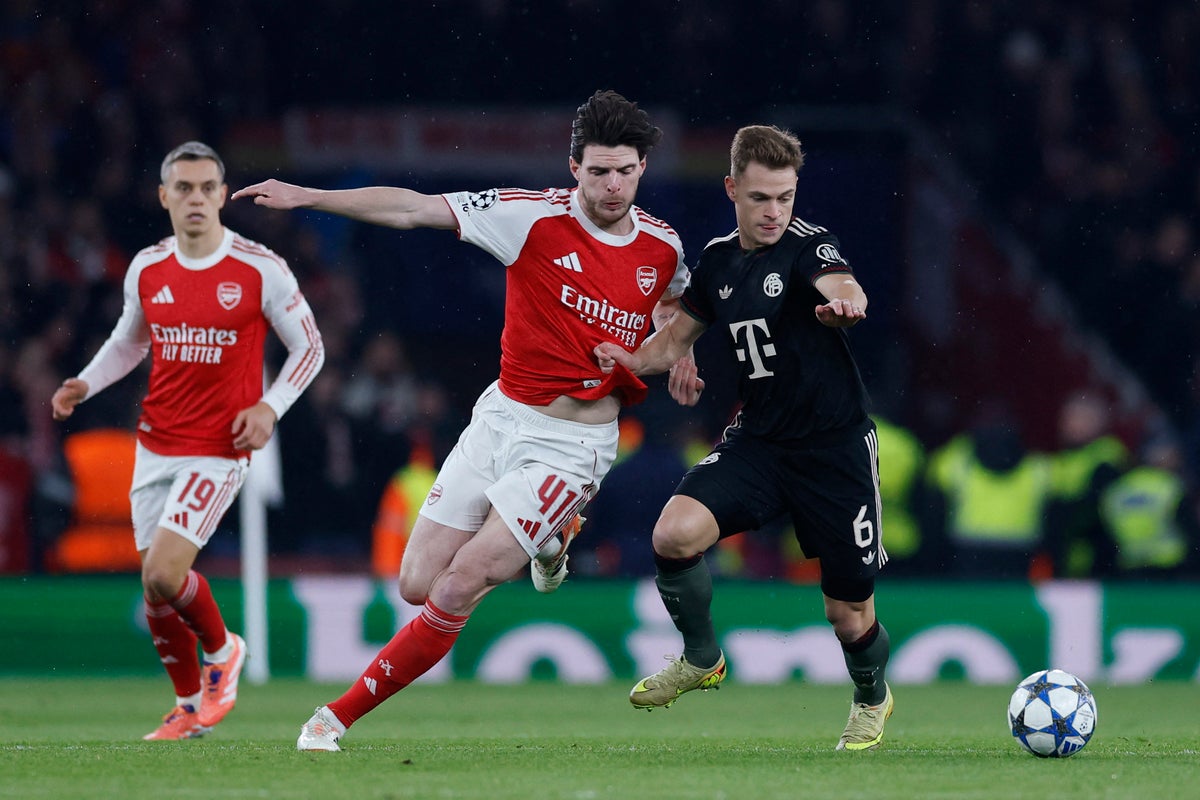 Arsenal v Bayern Munich live: Score and latest updates from Champions League blockbuster