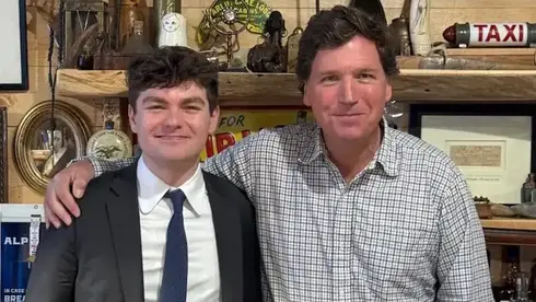 Global backlash after Tucker Carlson gives platform to neo-Nazi Nick Fuentes