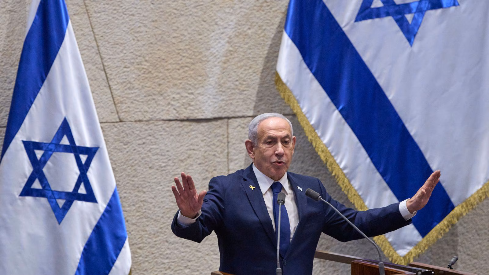 Netanyahu faces far-right backlash after US-backed statement on Palestinian state | World News