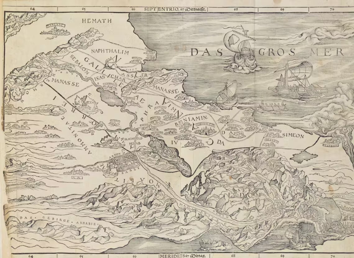 How the first Bible to include a map helped spread the idea of countries with borders