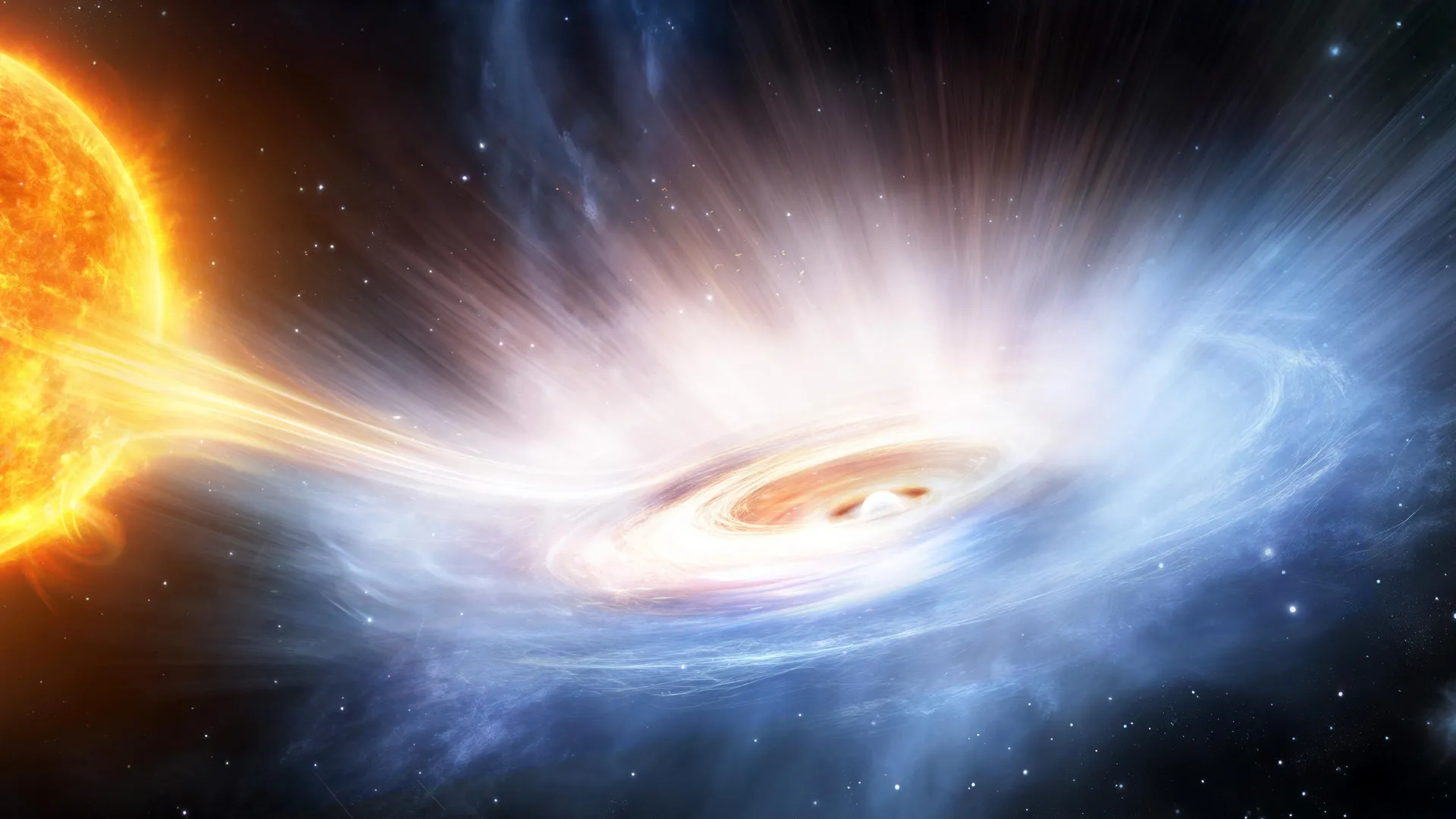 A neutron star’s weird wind rewrites space physics