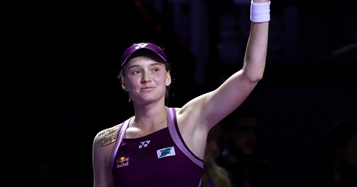 Elena Rybakina shocks Jessica Pegula to reach maiden year-end final