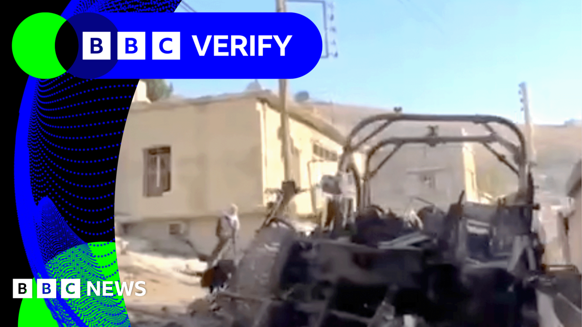 BBC Verify: Video shows aftermath of Israeli raid in Syria that killed at least 10 BBC Verify: Video shows aftermath of Israeli raid in Syria that killed at least 10