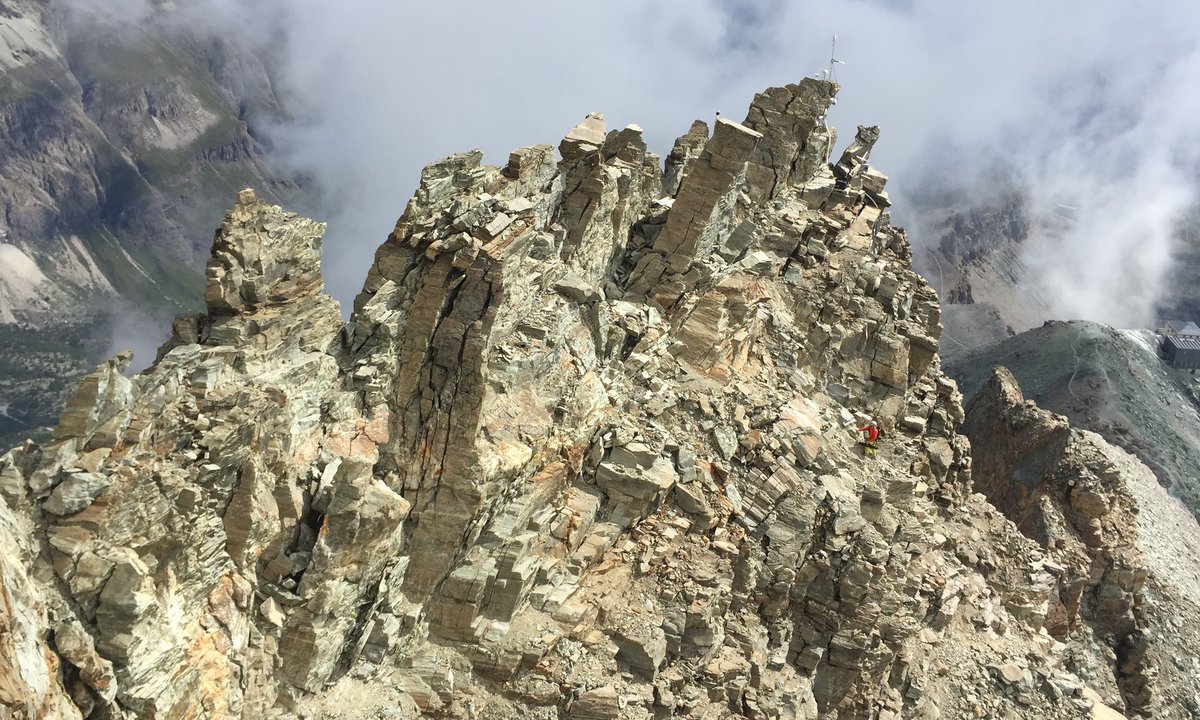Water Causes Rock To Shift On Matterhorn