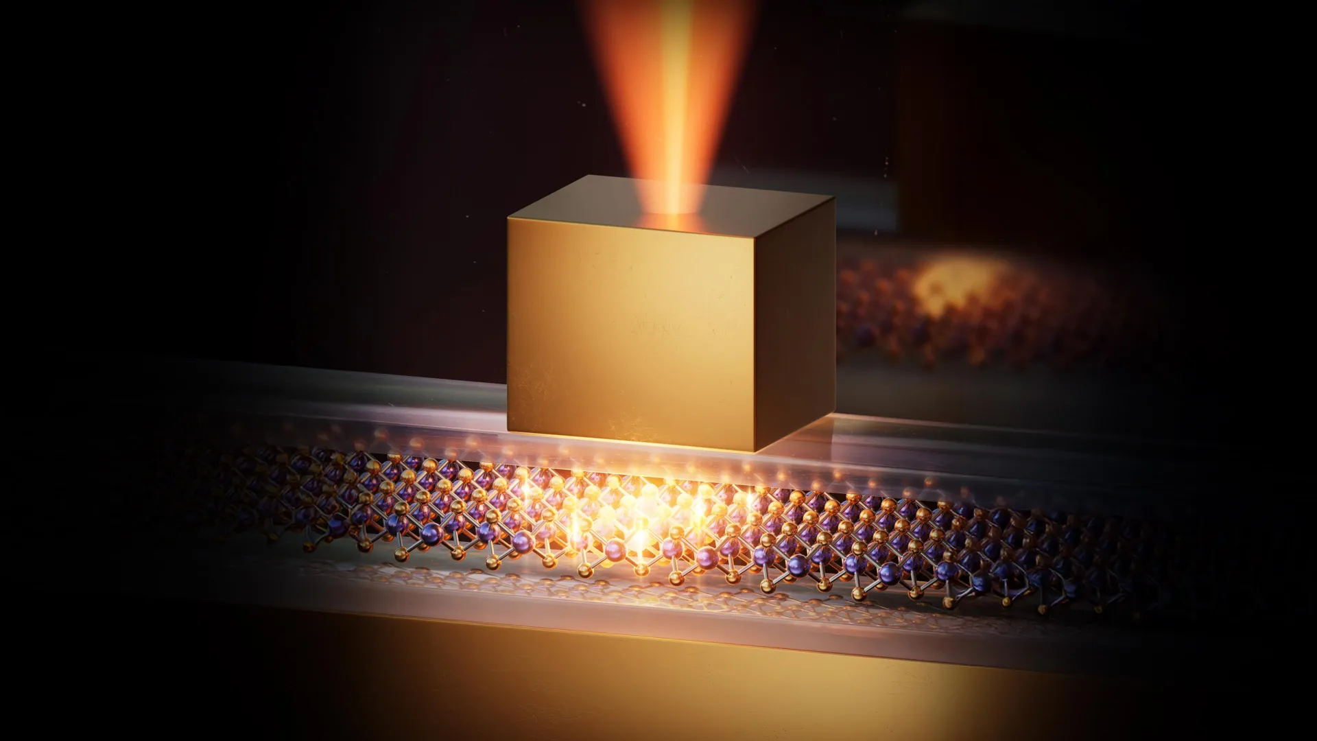 Nanoscale trick makes “dark excitons” glow 300,000 times stronger
