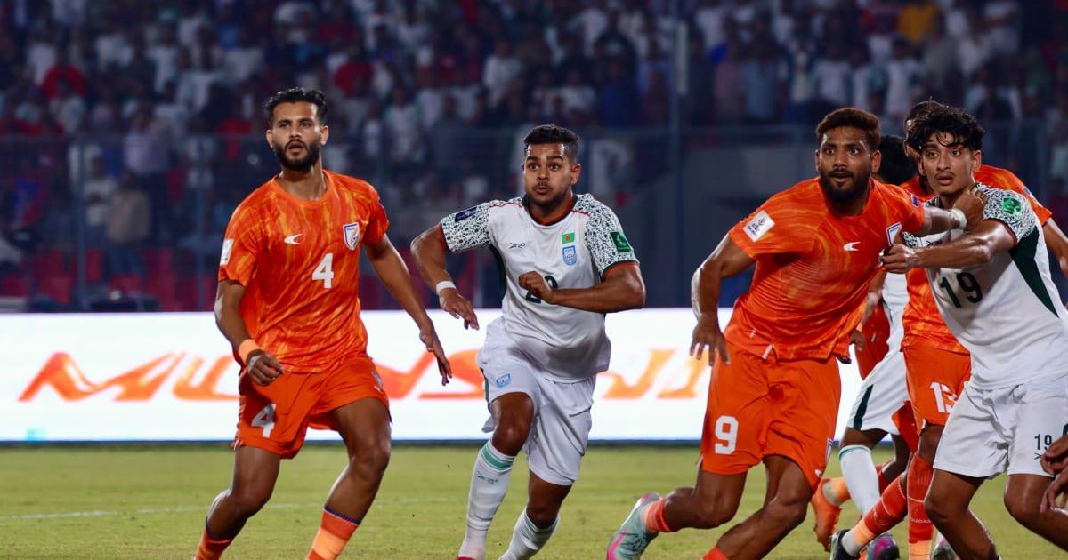Indian football team loses 1-0 to Bangladesh