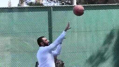 Ahead of historic meeting with Trump, Syria’s al-Sharaa plays basketball with top US