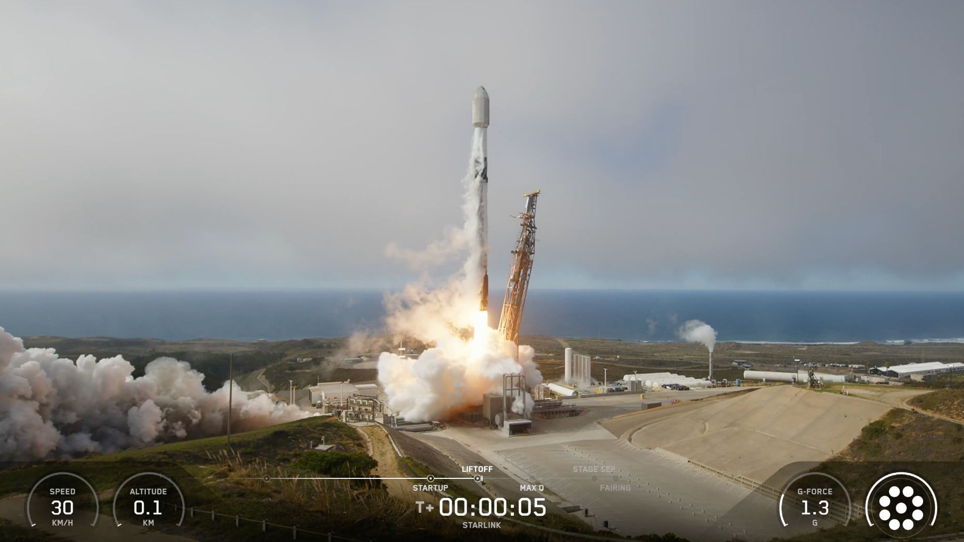 SpaceX launches 28 Starlink satellites from California’s central coast (video) SpaceX launches 28 Starlink satellites from California’s central coast (video)