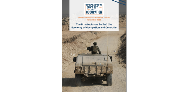 The Private Actors Behind the Economy of Occupation and Genocide