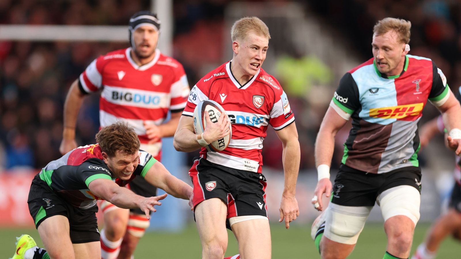 Gallagher Prem: Gloucester beat Harlequins for first win of season at sixth attempt | Rugby Union News