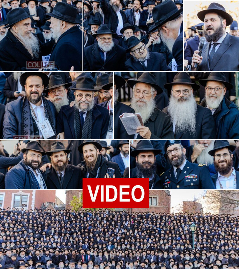 Thousands of Shluchim Pose for Group Photo