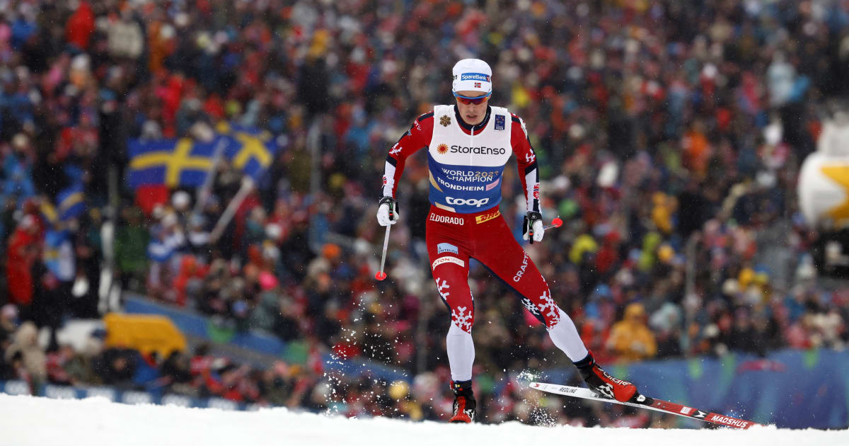 Johannes Hoesflot Klaebo stranded on 99 Cross-country Skiing World Cup wins after Harald Oestberg Amundsen takes 20k mass start in Ruka