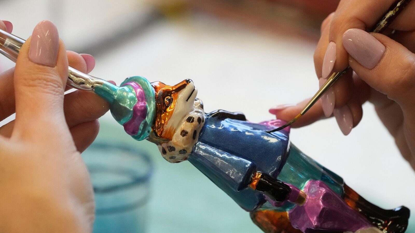 The Polish ‘magicians of glass’ who create Christmas baubles for clients worldwide