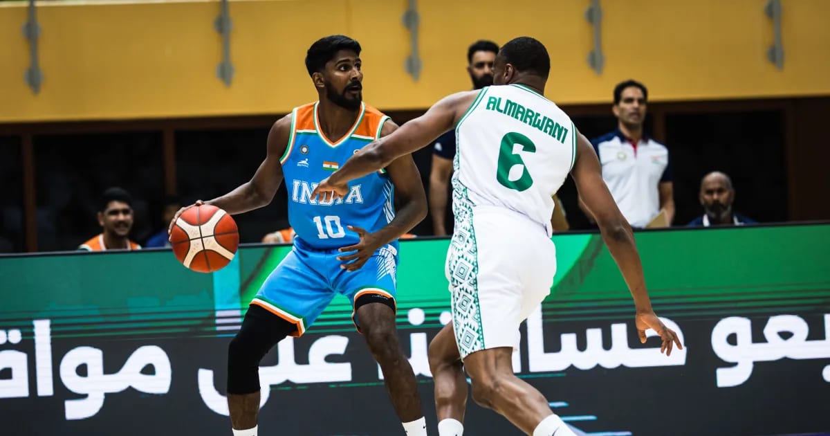 Indian basketball team loses to Saudi Arabia Indian basketball team loses to Saudi Arabia