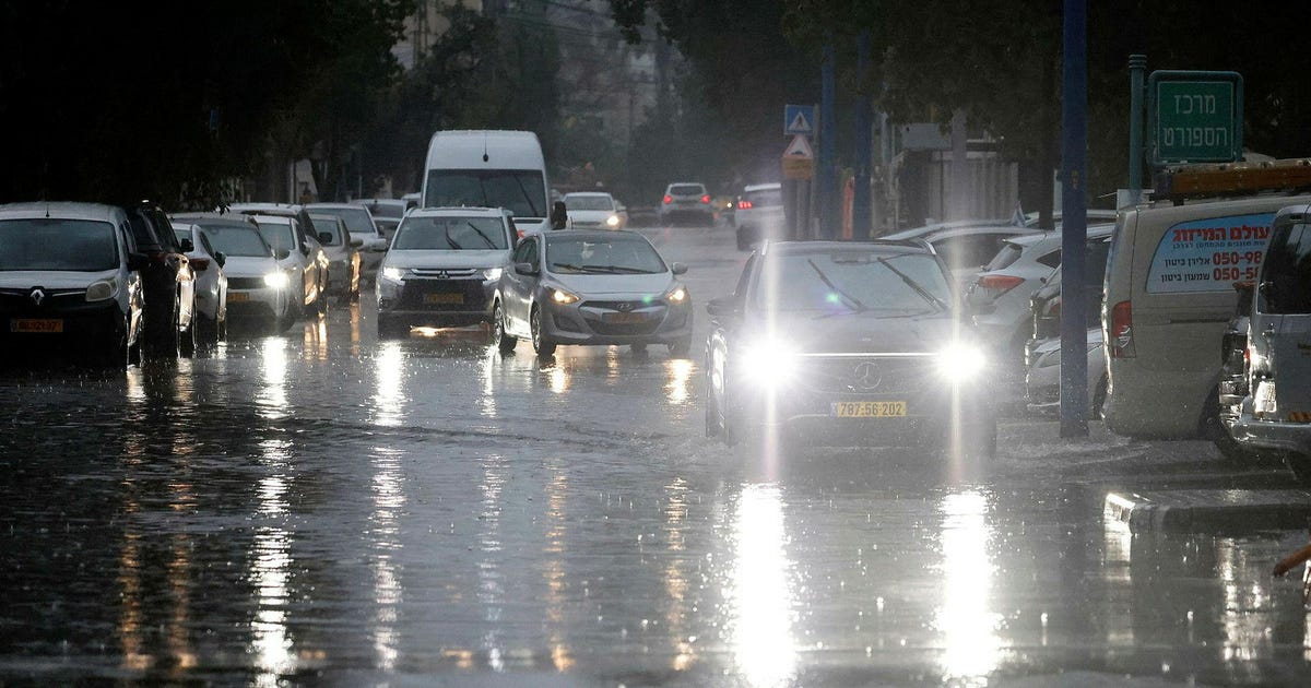 תחזית מזג האוויר לשבת: הגשמים יתחזקו, חשש לשיטפונות בדרום – מזג האוויר תחזית מזג האוויר לשבת: הגשמים יתחזקו, חשש לשיטפונות בדרום – מזג האוויר