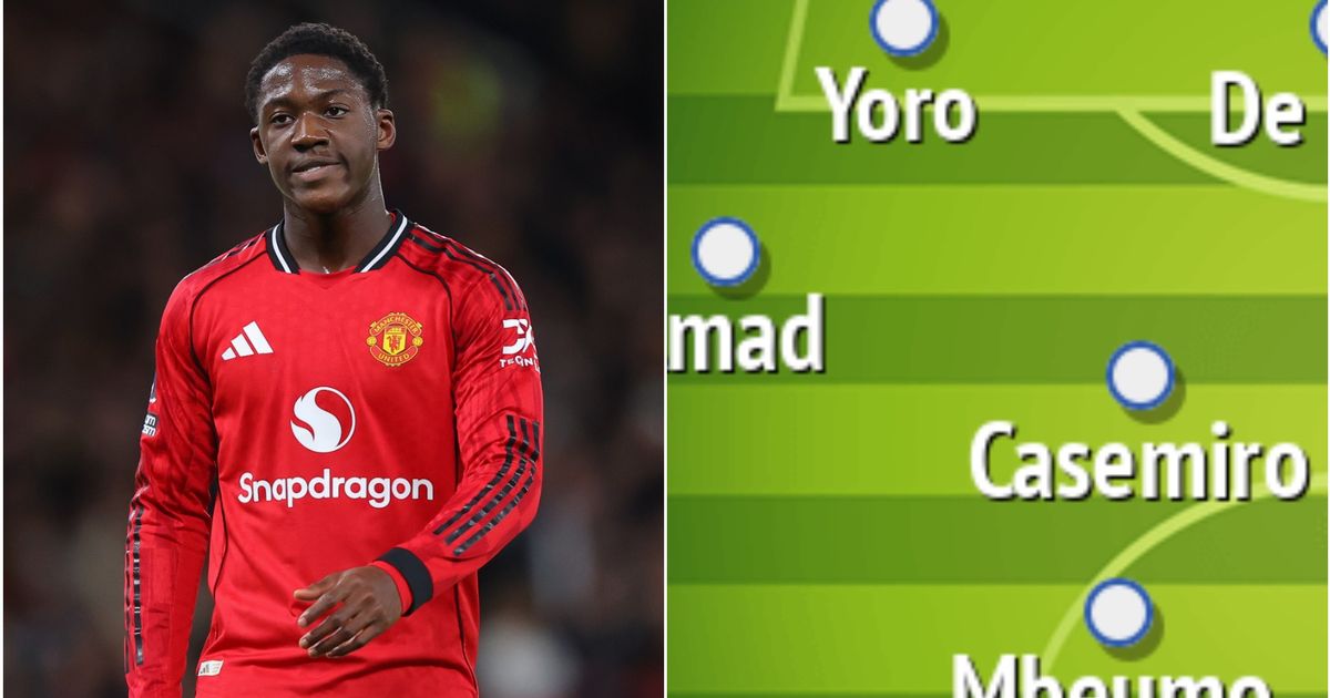 Man United predicted line-up vs Wolves as Kobbie Mainoo decision made and Leny Yoro returns