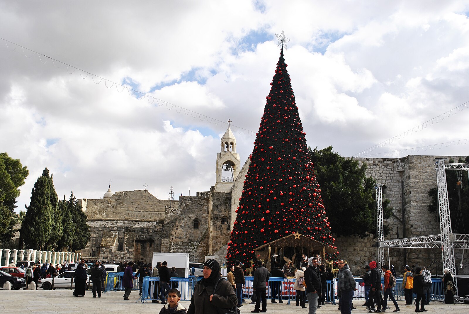Bethlehem’s Christmas tree rises after 2 years of Gaza’s genocide