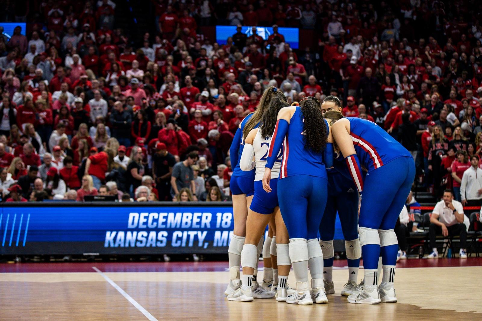 Kansas Falls to No. 1 Nebraska in the Sweet 16