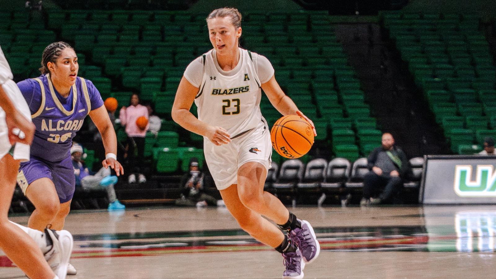 Women’s Basketball Rolls Past Alcorn State, 70-32