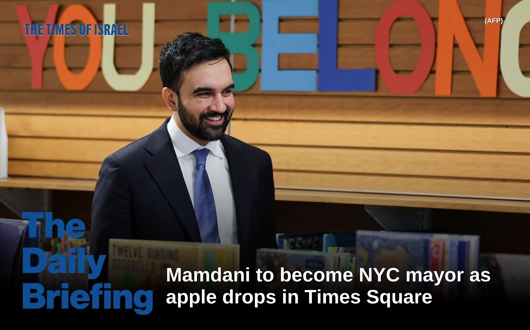 Daily Briefing Dec. 31: Day 817 – Mamdani to become NYC mayor as apple drops in Times Square