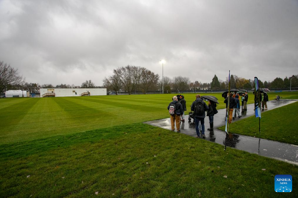 Members of media visit primary training facility for World Cup 2026 in Vancouver
-Xinhua Members of media visit primary training facility for World Cup 2026 in Vancouver
-Xinhua