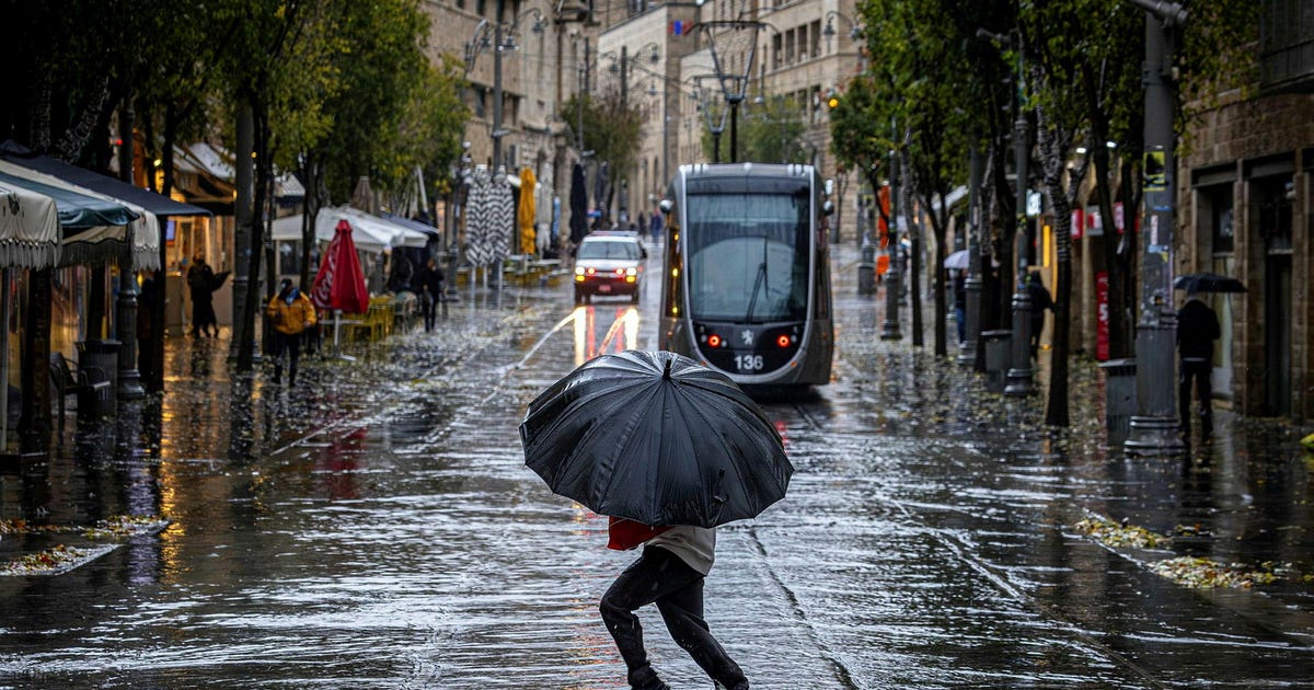 תחזית מזג האוויר ליום חמישי: גשם ברחבי הארץ ושלג בחרמון – מזג האוויר