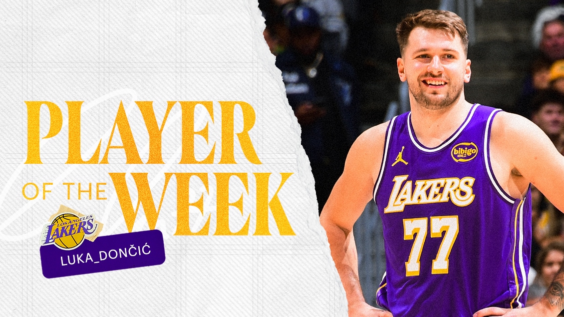 Luka Dončić Named NBA Western Conference Player of the Week – NBA