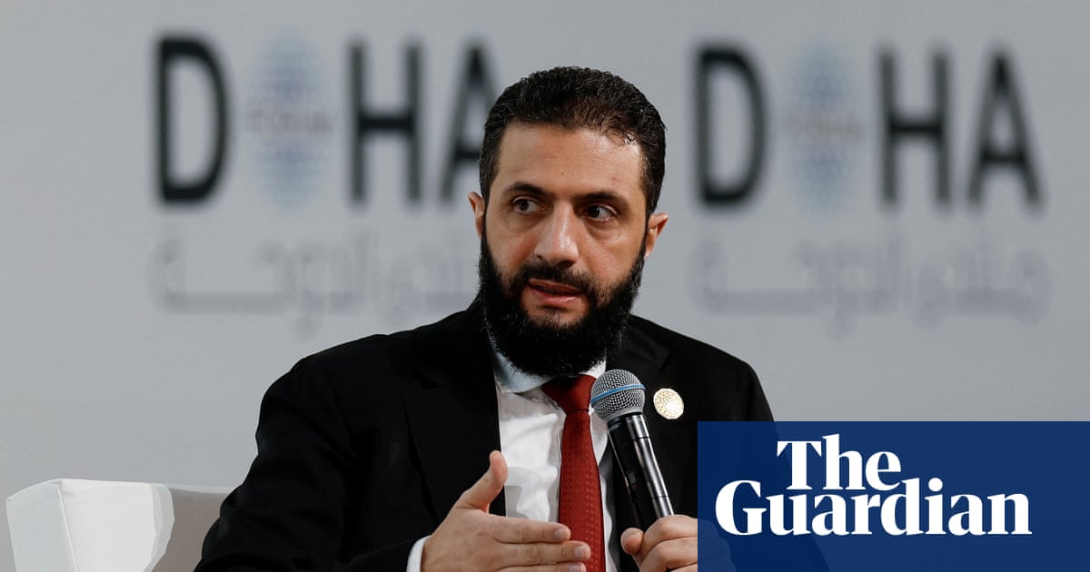 Syria interim president accuses Israel of fighting ‘ghosts’ and exporting crises | Syria Syria interim president accuses Israel of fighting ‘ghosts’ and exporting crises | Syria