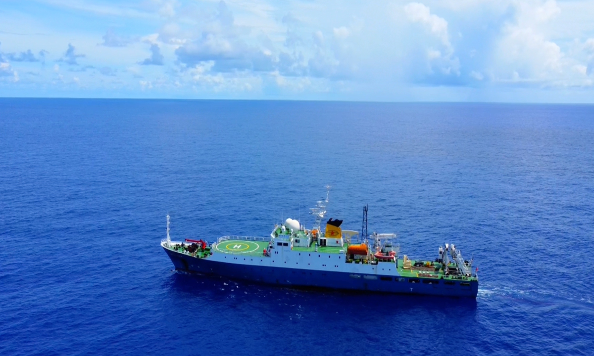 Chinese marine research vessel Haiyang 6 completes deep sea exploration; several scientific findings released: report Chinese marine research vessel Haiyang 6 completes deep sea exploration; several scientific findings released: report