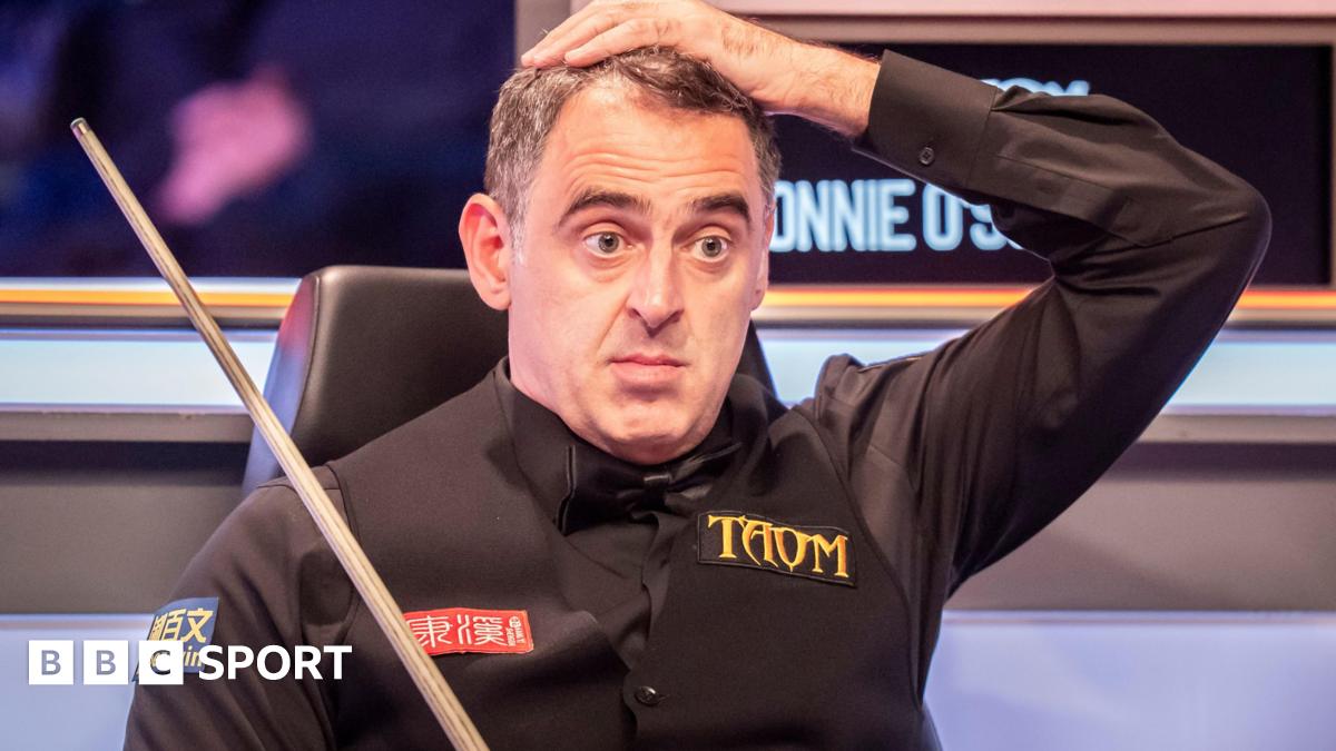 Ronnie O’Sullivan loses to Zhou Yuelong in UK Championship first round