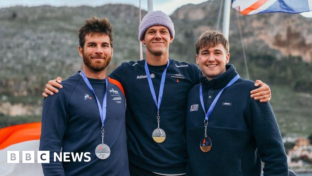 Cornish windsurfer wins bronze medal at European Championships