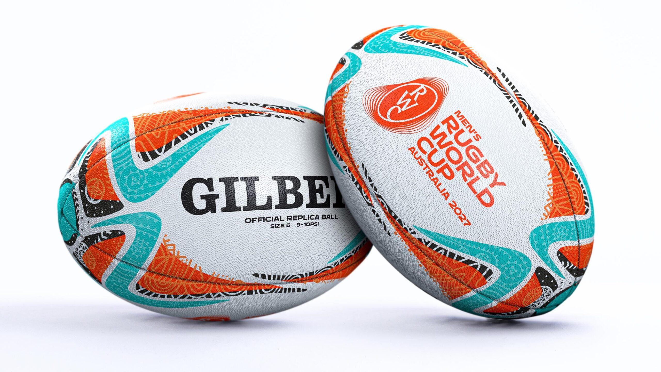 Official match ball design unveiled for Rugby World Cup 2027 as Gilbert extends long-term partnership with World Rugby until 2033