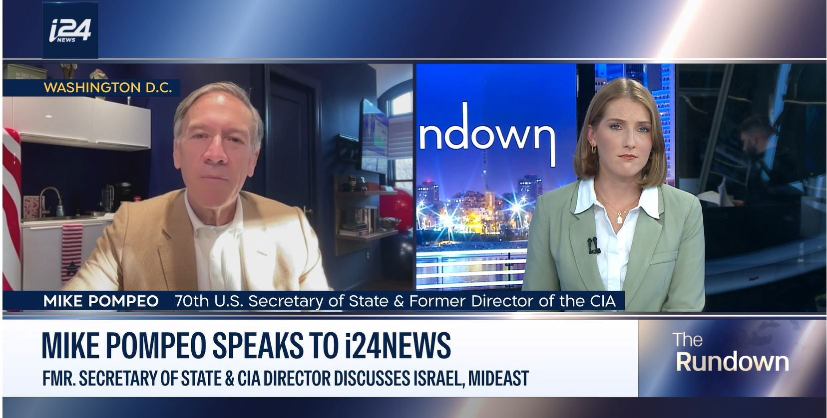 Mike Pompeo To I24NEWS: “Qatar Has Capacity To Be A Force For Good, But Will They Deliver?”