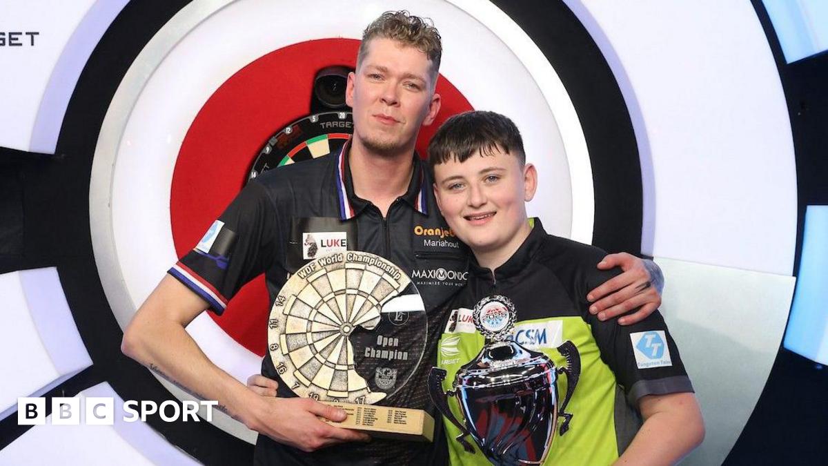 Teenager Mitchell Lawrie beaten by Jimmy van Schie in WDF World Championship final