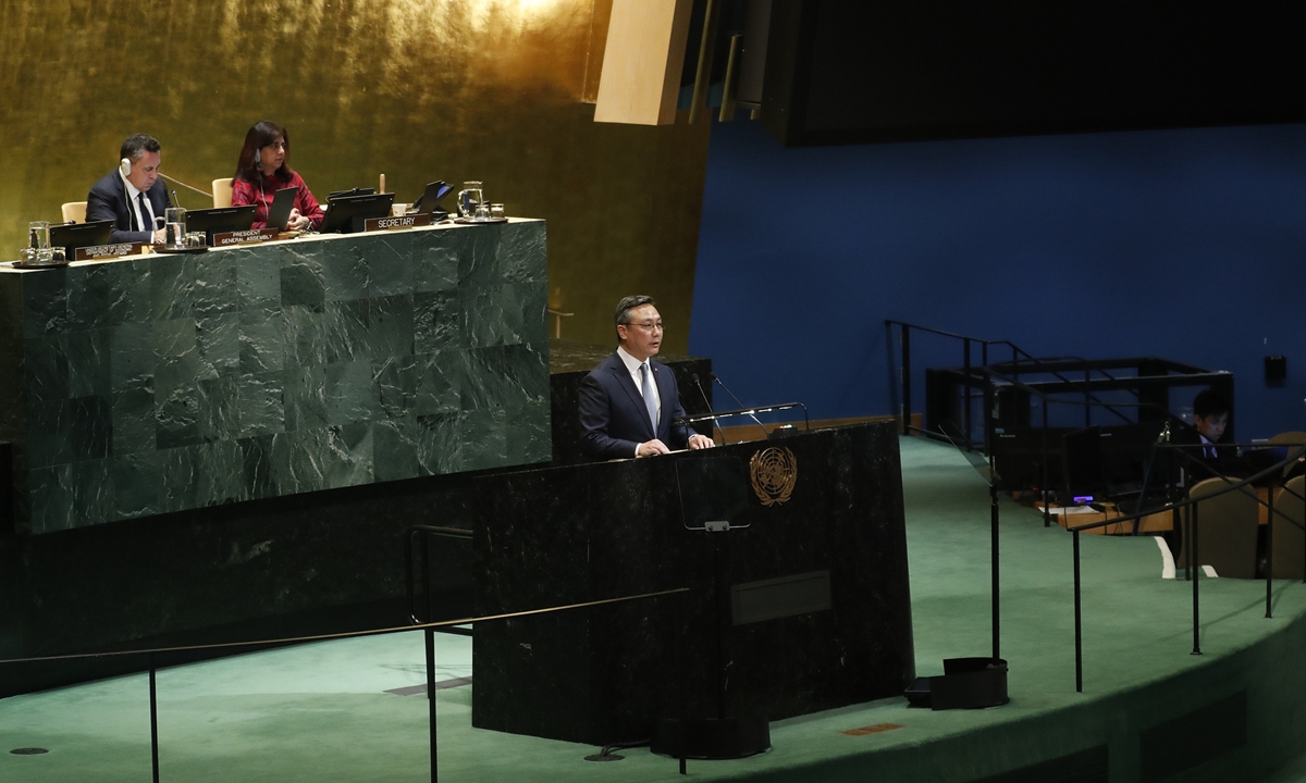 Chinese envoy calls for joint efforts to resist unilateral coercive measures Chinese envoy calls for joint efforts to resist unilateral coercive measures