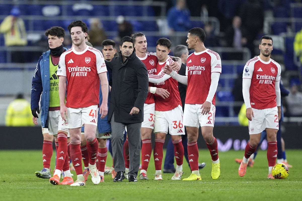 Mikel Arteta has ‘belief and confidence’ in Arsenal’s Premier League title bid