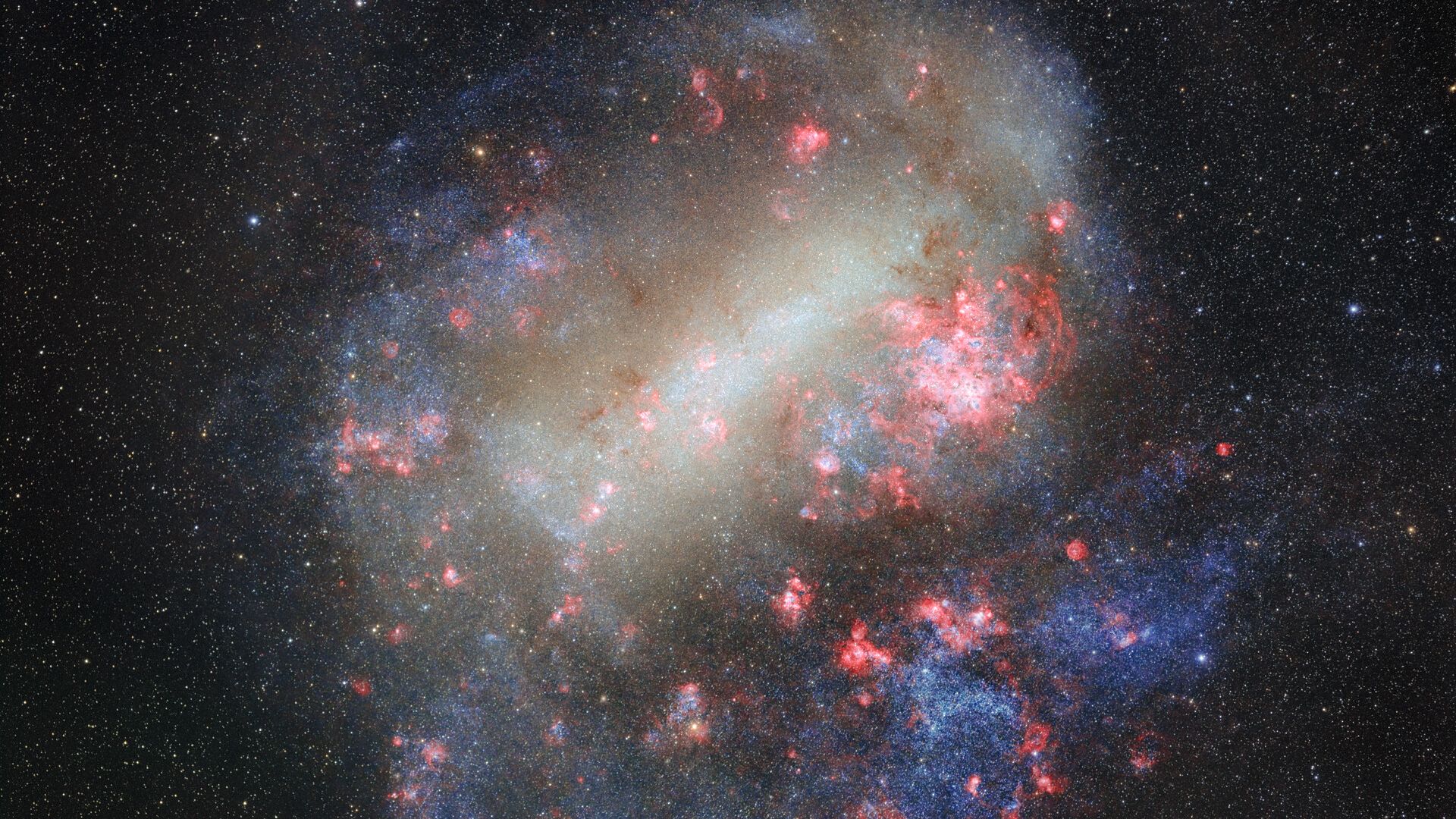 Large Magellanic Cloud bursts with baby stars photo of the day for Dec. 3, 2025