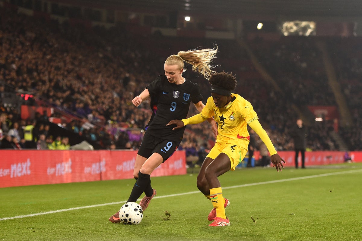England vs Ghana live: Latest score and updates as Russo converts penalty in stoppage time as Lionesses close on victory England vs Ghana live: Latest score and updates as Russo converts penalty in stoppage time as Lionesses close on victory