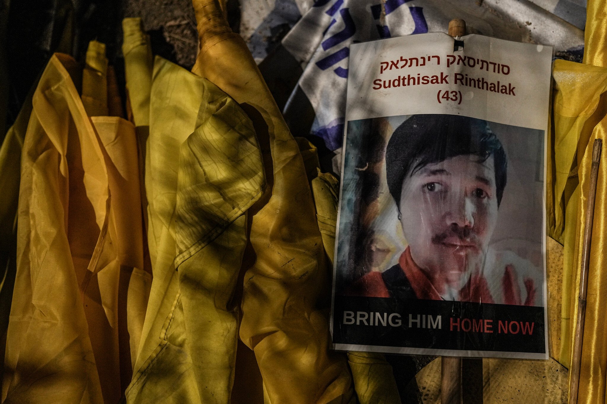 Father of hostage Sudthisak Rinthalak: ‘I always worry about him, I pray for him’