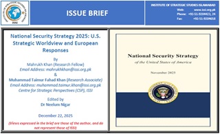 Issue Brief on “National Security Strategy 2025: U.S. Strategic Worldview and European Responses”